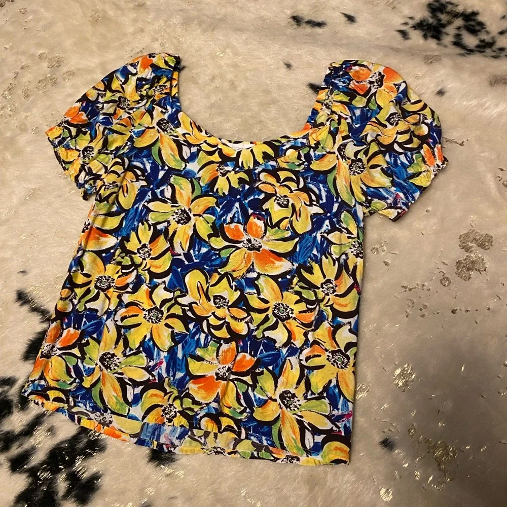 Dee Dee (Boutique Brand) Abstract Floral Coordinated Set 🌞 - Picture 2 of 3
